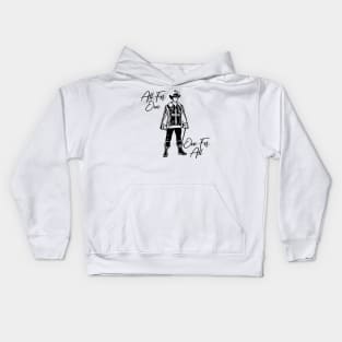 All For One; One For All Kids Hoodie